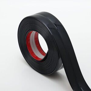 Black Molding Peel and Stick Trim Draft Stopper Strip